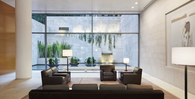 Lobby of the Centurion Condominium at 33 West 56th Street by I.M. Pei
