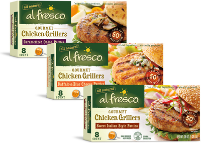 al fresco all natural Announces Entry Into Freezer Aisle With New Freezer-To-Grill Products In Time For Summer