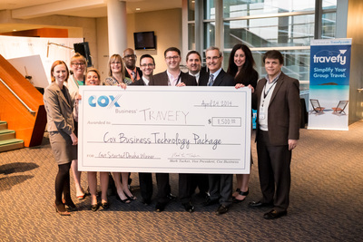 David Chait, Founder and Chief Executive Officer of Travefy with the Cox Business team.  