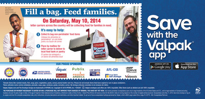 22nd NALC Stamp Out Hunger Food Drive Set for May 10