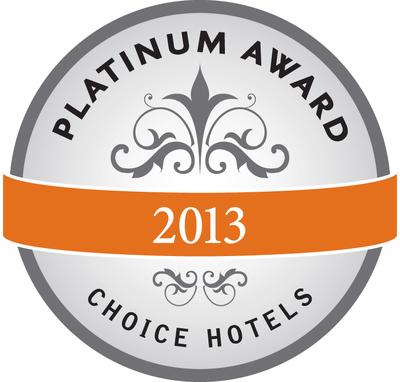 Choice Hotels Platinum Award