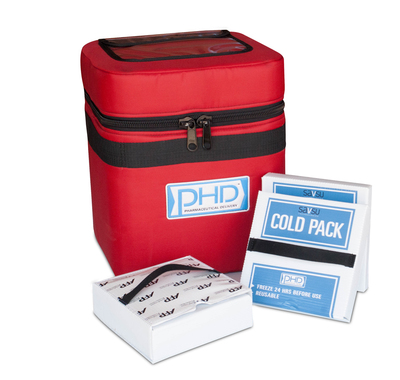 The PHD' high performance, reusable, long range vaccine carrier is designed for real world applications.