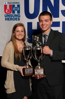 McCormick honors Claire Ford of Notre Dame Prep and Matt Stambaugh of Eastern Technical High School
