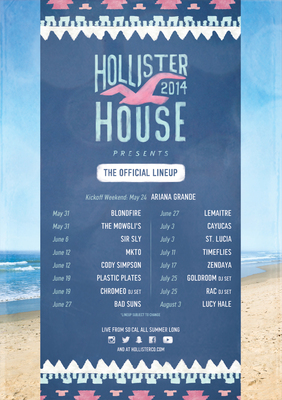 Hollister To Kick-off A Summer Of Music, Fashion, And Fun In Southern California, Memorial Day Weekend