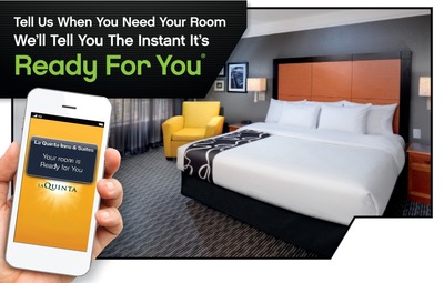 La Quinta Inns & Suites introduces Ready for You, a new innovation that lets guests know when their room is ready.