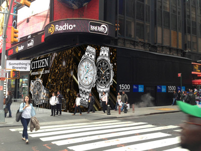 Under Construction 1500 Broadway. Citizen Watch's first North American Retail Concept Store.