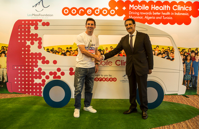 Ooredoo and Leo Messi Boost Programme for Children's Health to Three New Markets