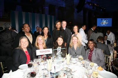 Toyota associates from all affiliates came together at DiversityInc.'s Top 50 Companies for Diversity(R) awards ceremony to celebrate Toyota's achievement. (left to right) Standing: Dana Green, TMA; Jennifer 