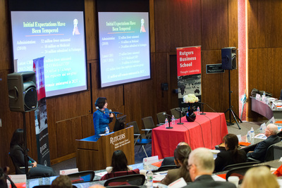 Rutgers healthcare symposium adds practical perspective to MBA lessons about pharmaceutical business and Medicare reform
