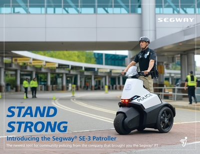 Segway Launches SE-3 Patroller, A Three-Wheel Transportation Device For The Public Safety Market