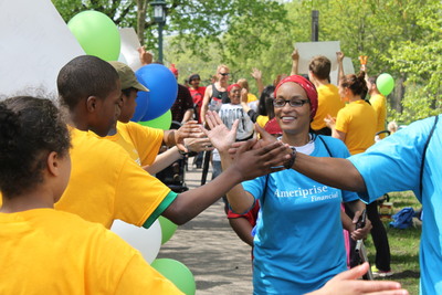 Thousands join together at the 27th annual Minnesota AIDS Walk, May 18, 2014 in Minnehaha Park in Minneapolis. Minnesota AIDS Project exists to prevent HIV in Minnesota. The agency provides compassionate, confidential and non-discriminatory services to over half of the Minnesotans currently living with HIV in the state as well as HIV education, testing and community outreach to prevent new transmissions. These services would not be possible without the support provided by Minnesota AIDS Walk.