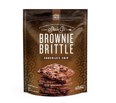 Sheila G's Brownie Brittle's Sleek New Packaging