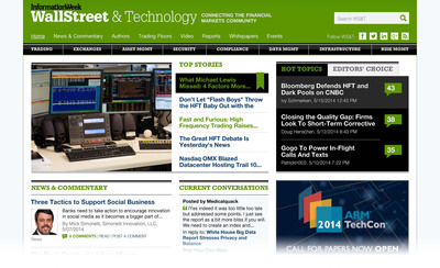 WallStreetandTech.com: the Only Community for Financial Markets Technologists