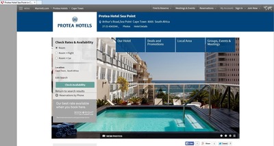 Protea's portfolio of hotels now available for booking on Marriott.com