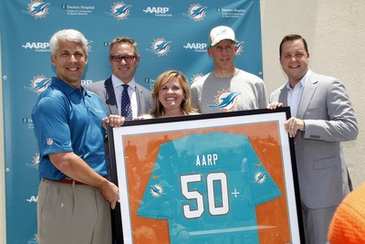 Miami Dolphins and AARP Foundation Jointly Announce Landmark Deal Impacting 50-plus Community In South Florida