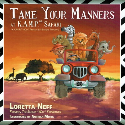 Educational Children's Book, "Tame Your Manners at K.A.M.P.™ Safari," Receives Coveted Recognition from The Children's Book Review and The Emily Post Institute As Library and School Participation Continues to Grow