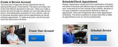 Chevrolet of Naperville simplifies service appointments