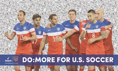 Degree Men® and U.S. Soccer Fans Inspire Team to DO:MORE in Brazil