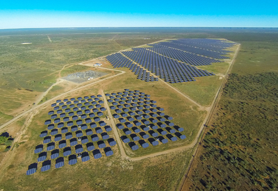 Herbert power plant, 22 MW in Douglas, Northern Cape. Image courtesy of AE-AMD.