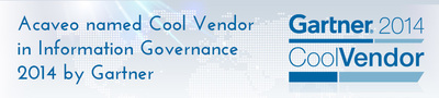 Gartner Names Acaveo a "Cool Vendor in Information Governance and MDM, 2014"