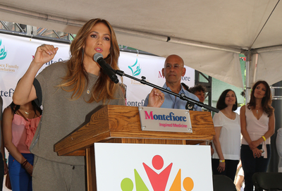 Jennifer Lopez launches The Center for a Healthy Childhood, a new initiative between the Lopez Family Foundation and Montefiore Health System.