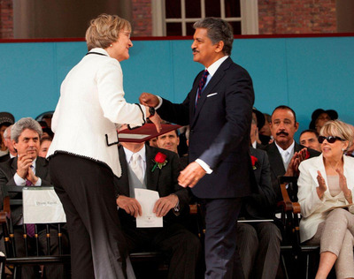 Anand Mahindra First Indian to be Honoured with Harvard Medal