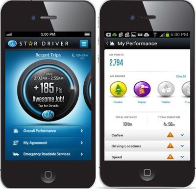 With Star Driver® powered by the new Drivewise® Mobile app, Allstate becomes the first major insurer to take telematics mobile, while rewarding safe driving by teens and supporting families and safety.