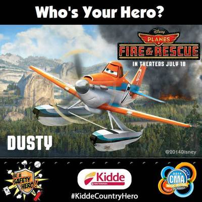 Disney Planes: Fire &amp; Rescue, Country Music and Fire Safety Combine to Celebrate Everyday Heroes at the 2014 CMA Music Festival