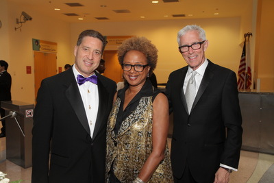 California Science Center President and CEO Jeffrey Rudolph, California Science Center Foundation Trustee Paula Madison, and NBC4 weathercaster and auctioneer for the gala Fritz Coleman enjoy the 16th annual Discovery Ball, which raised more than $1.35 million to benefit the California Science Center Foundation. As part of the festivities, guests previewed ''Pompeii: The Exhibition'' which opened on Tuesday, May 20th.