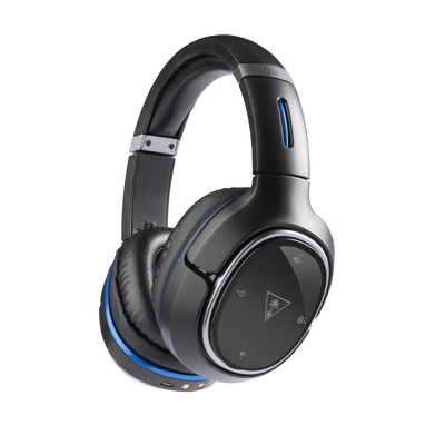 The new Elite 800 wireless surround sound headset for the PlayStation(R)4 from Turtle Beach. The first DTS Headphone:X 7.1 channel surround sound headset for console gaming, with invisible microphones, active noise cancellation, and snap-on swappable speaker plates.
