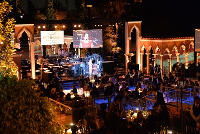 Etihad Airways celebrated the launch of its new daily service between Abu Dhabi and Los Angeles by hosting a glittering gala in Beverly Hills.