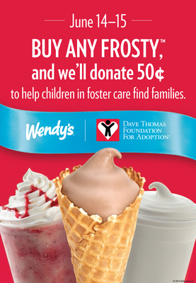Fathers and Frosty™ Treats: Wendy's® Celebrates Sweet Combination to Support Family-Driven Cause