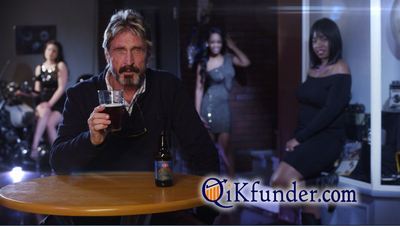 John McAfee the real most interesting man in the world (PRNewsFoto/Future Tense Systems)