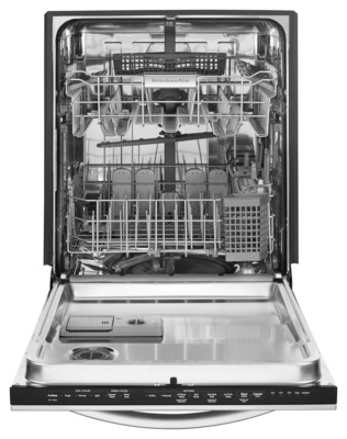 New KitchenAid® Dishwasher Designed To Clean Faster With Less Water