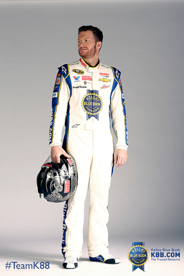 Kelley Blue Book is the primary sponsor of Dale Earnhardt Jr. at the NASCAR Sprint Cup Series event at Sonoma Raceway on June 22, 2014.