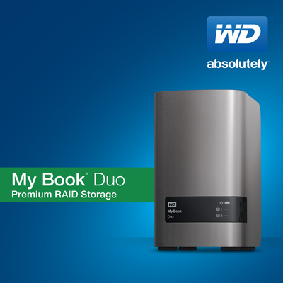 WD's My Book® Duo Offers Superior Performance, High Capacity, And Comprehensive Data Protection