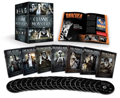 From Universal Studios Home Entertainment: Universal Classic Monsters: Complete 30-Film Collection