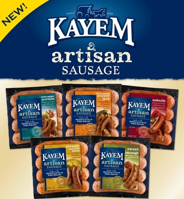 Kayem Unveils New Artisan Sausage Line, Bringing Unique Flavor Combinations To The Grill And The Kitchen