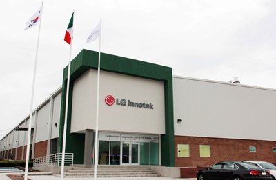 LG Innotek's newly opened automotive components plant in San Juan del Rio, Mexico