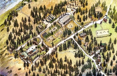 Planned 78 Acre Year-Round Retreat Center, Running Springs, California (Bnei Akiva of Los Angeles) web: bneiakivala.org  phone: (310) 248-2450.