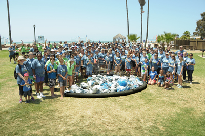 More than 200 employees from Cox Enterprises volunteered for a shore cleanup at Doheny State Beach in Dana Point, Calif. The cleanup took place in partnership with Ocean Conservancy and removed nearly 650 pounds of trash.