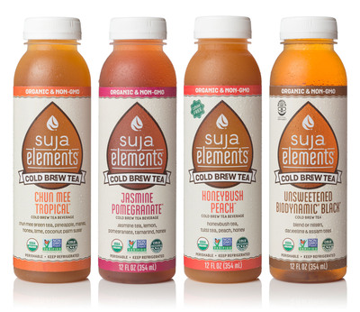 Suja Juice Launches First Line Of Cold Brewed, Organic, Non-GMO And Cold-Pressured Teas And First Biodynamic® Beverage