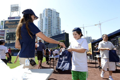 San Diego Padres And Mercury Insurance Host Pre-July 4 Event To Assemble 1,000 Care Packages For Troops In Afghanistan