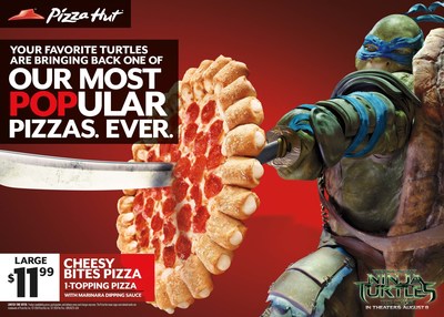 Pizza Hut® Powers Teenage Mutant Ninja Turtles In Blockbuster Movie Partnership