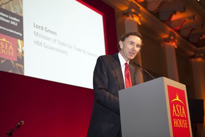 Former Trade Minister Lord Green Appointed a Trustee of Asia House