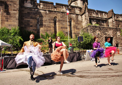 One of Philadelphia's most popular summertime events! Eastern State Penitentiary presents the French Revolution in a spectacle of song, dance, and beheading, as 2,000 Tastykakes fly from the prison's towers. Photo: Darryl Moran