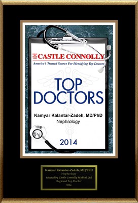 Dr. Kamyar Kalantar-Zadeh is recognized among Castle Connolly's Top Doctors® for Orange, CA region in 2014