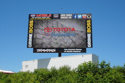 NEP's Screenworks Launches North America's Largest Mobile LED Screen Trailer for NHRA