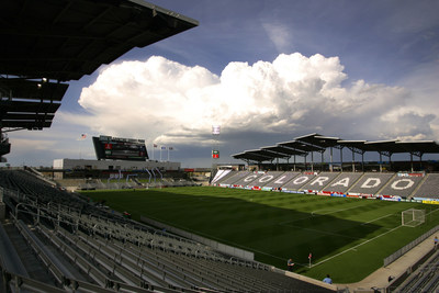 Denver's Dick's Sporting Goods Field hosts the 2014 Federation of International Lacrosse Men's World Championships. Photo credit Dick's Sporting Goods Field