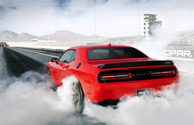 2015 Dodge Challenger SRT Hellcat: The Fastest Muscle Car Ever With A 1/4-Mile Elapsed Time of 11.2 Seconds (10.8 Seconds with Drag Radials)